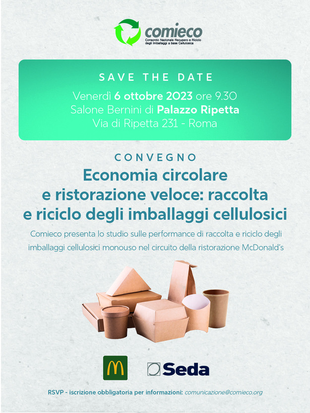 Economia circolare e ristorazione veloce: raccolta e riciclo degli imballaggi cellulosici